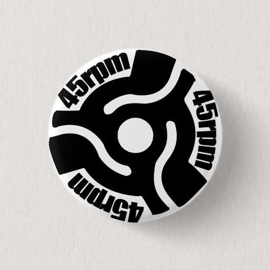 Badge Rond 2,50 Cm Pin 45rpm (Devant)