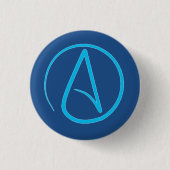 Badge Rond 2,50 Cm Pin d'athée (Devant)