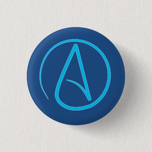 Badge Rond 2,50 Cm Pin d'athée (Devant)