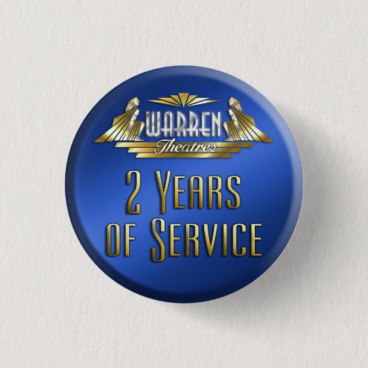 Badge Rond 2,50 Cm Pin de 2 ans (Devant)