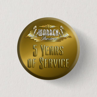 Badge Rond 2,50 Cm Pin de 5 ans