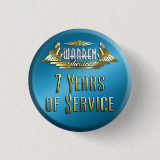 Badge Rond 2,50 Cm Pin de 7 ans