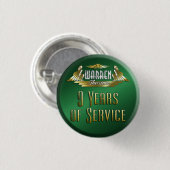 Badge Rond 2,50 Cm Pin de 9 ans (Devant & derrière)