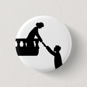 Badge Rond 2,50 Cm pin de balcon Roméo et Juliette