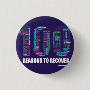 Badge Rond 2,50 Cm Pin de bouton de 100 raisons petit