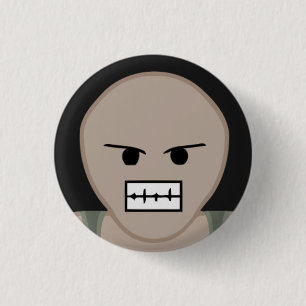 Badge Rond 2,50 Cm Pin de bouton de batteur de Punk-o-Matic