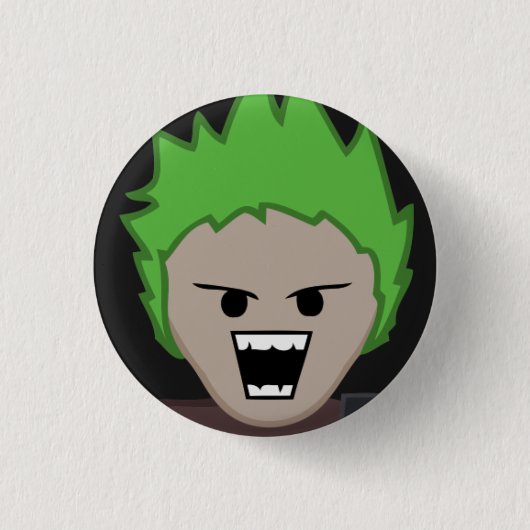 Badge Rond 2,50 Cm Pin de bouton de guitariste de Punk-o-Matic (Devant)