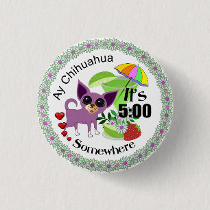 Badge Rond 2,50 Cm Pin de chiwawa d'Ay