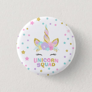 Badge Rond 2,50 Cm Pin de faveur de licorne de peloton de licorne