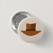 Badge Rond 2,50 Cm Pin de Fedora (Devant & derrière)