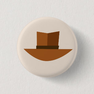 Badge Rond 2,50 Cm Pin de Fedora