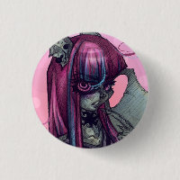 Pin de fille de monstre de gargouille