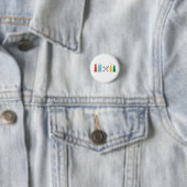 Badge Rond 2,50 Cm Pin de Frederick de goût (En situation)
