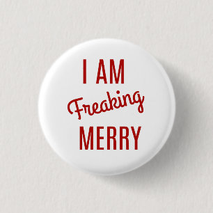 Badge Rond 2,50 Cm Pin de Joyeux Noël