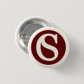 Badge Rond 2,50 Cm PIN de logo de STC. (Devant & derrière)