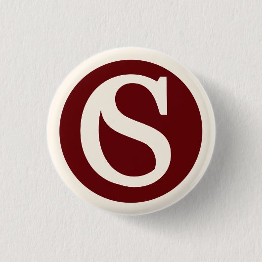 Badge Rond 2,50 Cm PIN de logo de STC. (Devant)