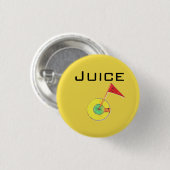 Badge Rond 2,50 Cm Pin de Merch de jus (Devant & derrière)