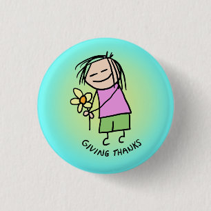 Badge Rond 2,50 Cm Pin de Merci