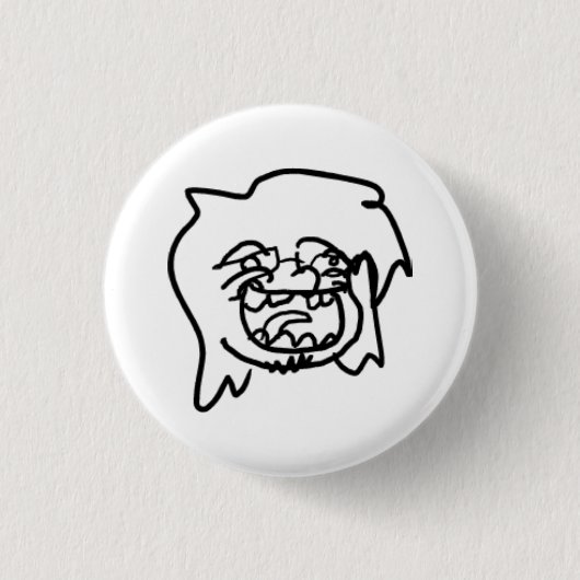 Badge Rond 2,50 Cm Pin de "notcuteme" (Devant)