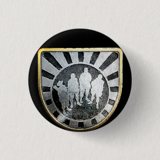 Badge Rond 2,50 Cm Pin de peloton d'or