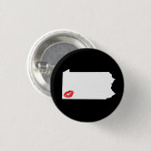 Badge Rond 2,50 Cm Pin de ride de Pittsburgh (Devant & derrière)