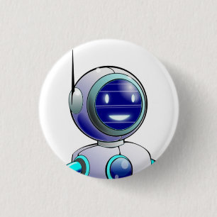 Badge Rond 2,50 Cm Pin de Smilebot