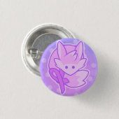 Badge Rond 2,50 Cm Pin de soutien de CuteWolf (Devant & derrière)