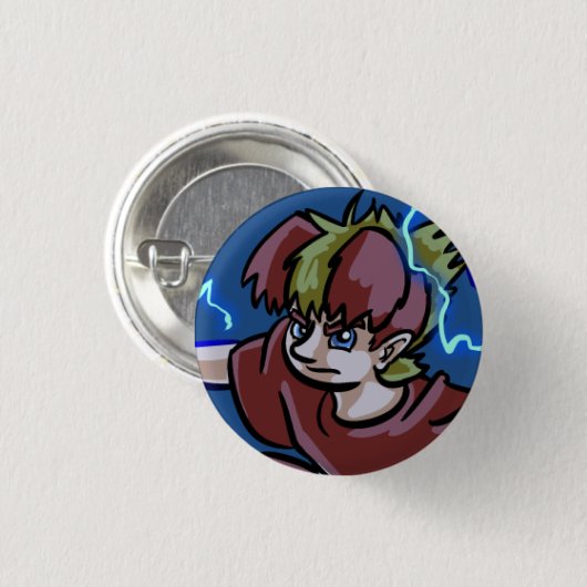 Badge Rond 2,50 Cm Pin de Terry (Devant & derrière)