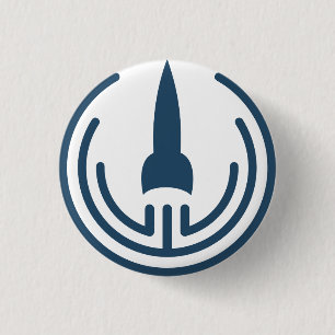 Badge Rond 2,50 Cm PIN d'icône de héros de Starship