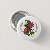 Badge Rond 2,50 Cm Pin Do It With Passion (Devant & derrière)