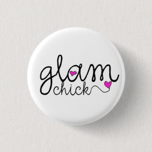 Badge Rond 2,50 Cm Pin fascinant de poussin (Devant)