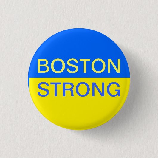 Badge Rond 2,50 Cm Pin fort de Boston (Devant)
