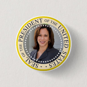 Badge Rond 2,50 Cm Pin présidentiel de Kamala Harris