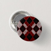 Badge Rond 2,50 Cm Pin rouge de Jacquard (Devant & derrière)