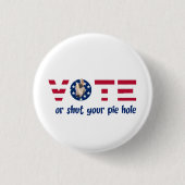 Badge Rond 2,50 Cm Pince de vote Rex (Devant)