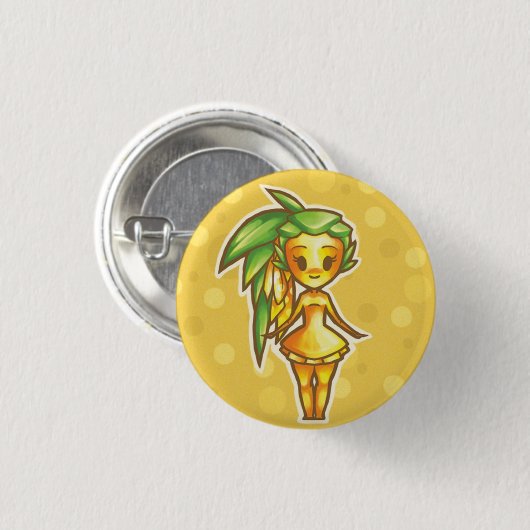 Badge Rond 2,50 Cm PineappleChibi (Devant & derrière)