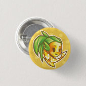 Badge Rond 2,50 Cm PineappleChibiHead (Devant & derrière)