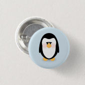 Badge Rond 2,50 Cm Pingouin (Devant & derrière)