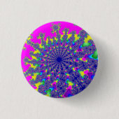 Badge Rond 2,50 Cm Pink Rainbow Burn (Devant)