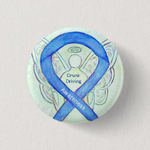 Badge Rond 2,50 Cm Pins à ruban de sensibilisation à l'angle de condu