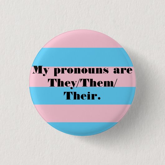 Badge Rond 2,50 Cm Pins Pronoun - Ils/Eux (Devant)