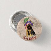 Badge Rond 2,50 Cm Pirate berger allemand (Devant & derrière)