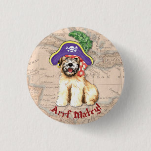 Badge Rond 2,50 Cm Pirate blond comme les blés