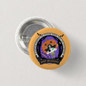 Badge Rond 2,50 Cm Pirate squelette (Devant & derrière)