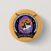 Badge Rond 2,50 Cm Pirate squelette (Devant)