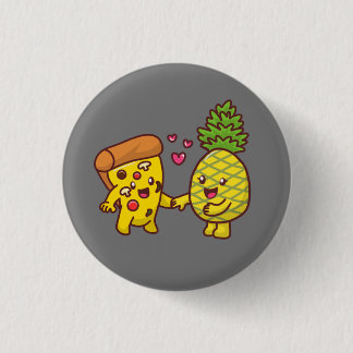 Badge Rond 2,50 Cm Pizza à l'ananas