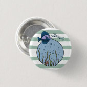 Badge Rond 2,50 Cm Plage (Devant & derrière)