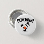 Badge Rond 2,50 Cm Plage Beachbum Été (Devant & derrière)