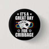 Badge Rond 2,50 Cm Planche à ordures pour Cribbage Card Joueur Joueur (Devant)