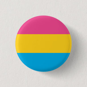 Badge Rond 2,50 Cm Plaque Drapeau Pansexual - Love i Love